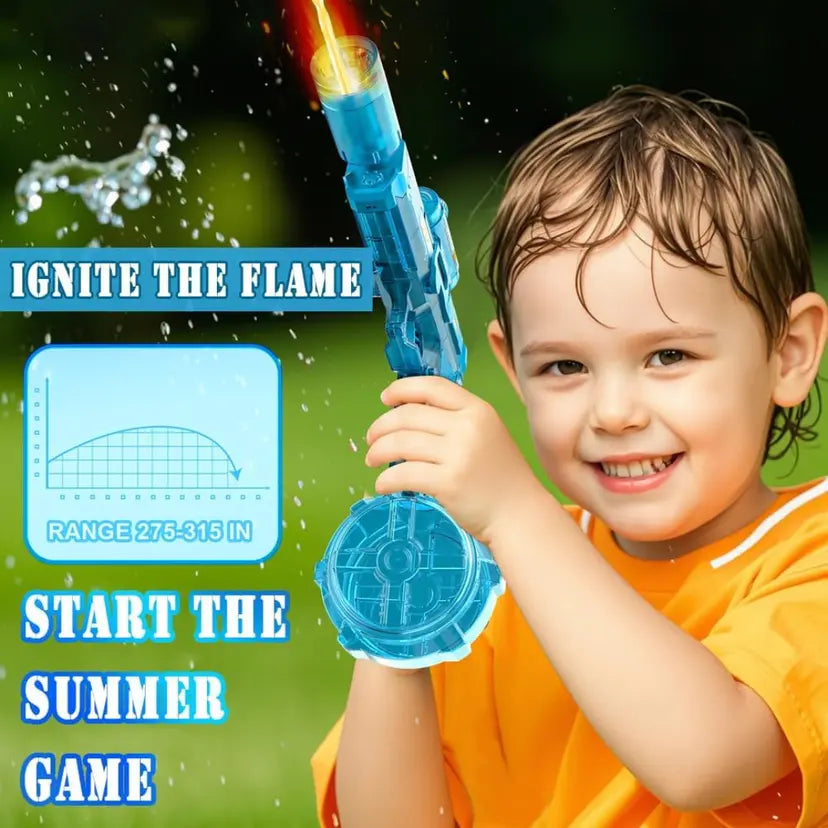 Rechargeable Electric Gel Blaster Gun with Drum Magazine | Automatic Water Gel Ball Shooter Toy for Kids & Adults